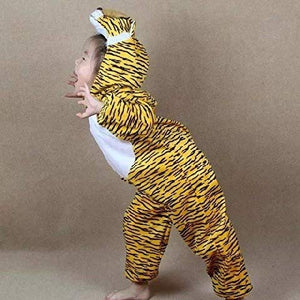 EVRYLON Costume Tigre Bambino Vestito Taglia L - 4-5 anni, Multicolore - Ilgrandebazar