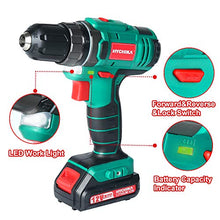 Carica l&#39;immagine nel visualizzatore di Gallery, Trapano Avvitatore Batteria 12V, HYCHIKA a 30N .m Mas,... - Ilgrandebazar