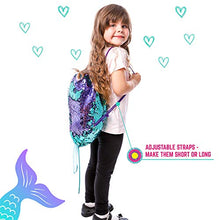 Carica l'immagine nel visualizzatore di Gallery, GirlZone Regalo Ragazze -Borsa per Bambina e Ragazza Coda di Sirena di...