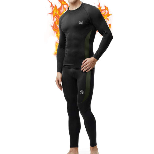 MEETWEE Biancheria Intima Termica Uomo Set,Traspirante Asciugatura Rapida... - Ilgrandebazar