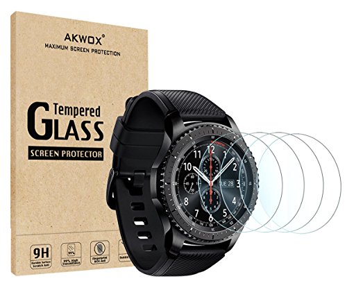 AKWOX [4 Pezzi] Pellicola Vetro Temperato Gear S3 Frontier & Classic... - Ilgrandebazar