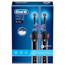 Carica l&#39;immagine nel visualizzatore di Gallery, Oral-B Spazzolino Elettrico Ricaricabile Pro 2 2900, 2 Manici, 2 Testine di... - Ilgrandebazar