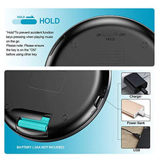 Carica l&#39;immagine nel visualizzatore di Gallery, Lettore CD Portatile Gueray Walkman con cuffie Audio Digitale Lossless Nero