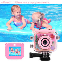 Carica l'immagine nel visualizzatore di Gallery, ToyZoom Bambini Macchina Fotografica 1080p HD Impermeabile Videocamera Rosa B