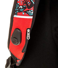 Carica l&#39;immagine nel visualizzatore di Gallery, Zaino scuola new advanced SEVEN - REPTIL - SELFIE REMOTE CONTROL - Rosso -...