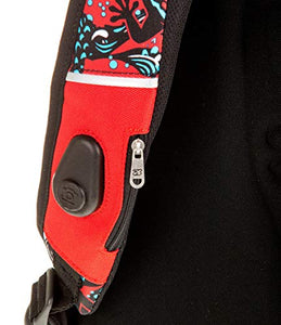 Zaino scuola new advanced SEVEN - REPTIL - SELFIE REMOTE CONTROL - Rosso -...