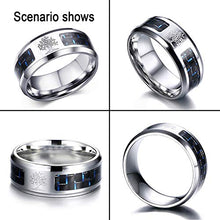 Carica l&#39;immagine nel visualizzatore di Gallery, Oidea Anello Uomo Albero della Vita Fidanzamento Promessa Acciaio... - Ilgrandebazar