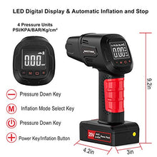 Carica l&#39;immagine nel visualizzatore di Gallery, NASTIMA 20V 145PSI Gonfiatore di Pneumatici per compressore d&#39;Aria Cordless... - Ilgrandebazar