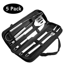 Carica l&#39;immagine nel visualizzatore di Gallery, Utensili barbecue, isimsus Attrezzi per barbecue Acciaio Inox Set Di...