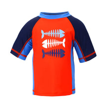 Carica l&#39;immagine nel visualizzatore di Gallery, LACOFIA Costumi da Bagno a Maniche Corte per Bambino Maglietta Nuoto per... - Ilgrandebazar