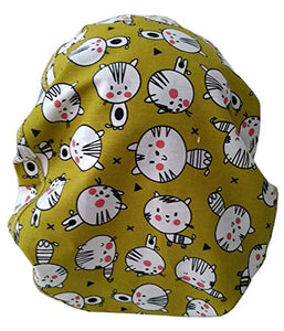 Cappello chirurgico Donna GATTINI per capelli lunghi, chirurgia, dentista,... - Ilgrandebazar