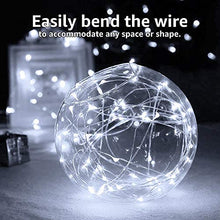 Carica l&#39;immagine nel visualizzatore di Gallery, Olafus 16 Pezzi 2M Stringa Luci LED a Batteria IP68 Bianca Fredda - Ilgrandebazar