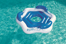 Carica l'immagine nel visualizzatore di Gallery, Bestway 43111, Isola Galleggiante Coolerz per 3 Persone, Blu/Bianco