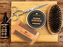 Carica l'immagine nel visualizzatore di Gallery, Kit Per La Cura Della Barba Premium Uomo - 100% olio bio barba, Spazzola... - Ilgrandebazar