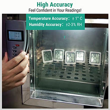 Carica l'immagine nel visualizzatore di Gallery, ThermoPro TP50 Termometro Igrometro Digitale per Ambiente Misuratore di Umidità e Temperatura Interno per Casa Termoigrometro Professionale per Misura Stanza