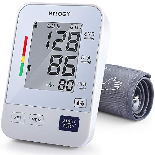 HYLOGY Misuratore di Pressione, Pressione da Braccio Digitale,...