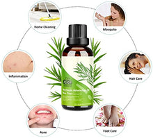 Carica l'immagine nel visualizzatore di Gallery, Tea Tree Oil Puro 100% Olio Essenziale Tea Tree 2 PACK - Olio di Acne Olio Essenziale di Albero del Tè Naturale Anti Acne e Brufoli Aromaterapia 30ML