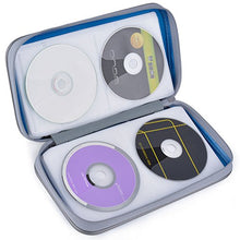Carica l&#39;immagine nel visualizzatore di Gallery, Porta CD,Coofit Custodie CD/DVD Borsa CD Wallet Protettiva Portatile di blu