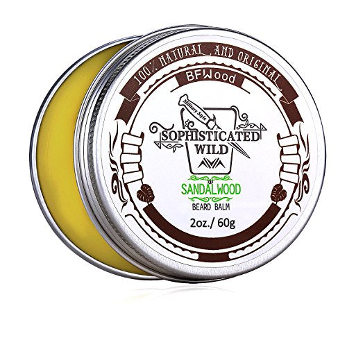 BFWood Balsamo per Barba Profumato Sandalo Uomo 60g - Disciplina,... - Ilgrandebazar