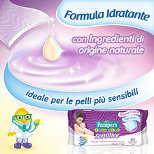 Carica l'immagine nel visualizzatore di Gallery, Pampers Sensitive Salviettine, 9 Confezioni da 63 Pezzi, 567 Salviettine - Ilgrandebazar