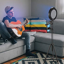 Carica l'immagine nel visualizzatore di Gallery, Rainbow Selfie RingLight 14RGB Colori 8"RGB Ring Light, Light