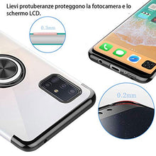Carica l'immagine nel visualizzatore di Gallery, ZHIYIJIA per Cover Samsung Galaxy A51 Ring 360°Regolabile A51, Nero