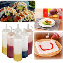 Carica l&#39;immagine nel visualizzatore di Gallery, Bottiglia Squeeze di Plastica, 8pcs 8oz per con Tappi,...