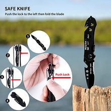 Carica l'immagine nel visualizzatore di Gallery, morpilot Coltello da Caccia e Torcia LED Potente Set Multiuso 4...