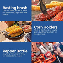 Carica l'immagine nel visualizzatore di Gallery, Edihome, Set Barbecue, Accesori Barbecue, 25 Pezzi, Kit Professionale, BBQ, Acciaio Inossidabile, Regalo Uomo, con Custodia Premium Grill