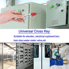Carica l&#39;immagine nel visualizzatore di Gallery, Chiave a brugola universale per chiave a triangolo con a croce...