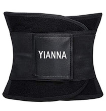 Carica l&#39;immagine nel visualizzatore di Gallery, YIANNA Donna Fascia Addominale Dimagrante Corsetto S(lunghezza 90 cm), Nero - Ilgrandebazar