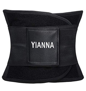 YIANNA Donna Fascia Addominale Dimagrante Corsetto S(lunghezza 90 cm), Nero - Ilgrandebazar