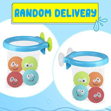 Carica l&#39;immagine nel visualizzatore di Gallery, Bagno Giocattolo Galleggiante Organizer Giochi Canestro da Basket con 4... - Ilgrandebazar