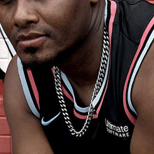 Carica l&#39;immagine nel visualizzatore di Gallery, KRKC&amp;CO Collana Cubana in Acciaio 12mm Hip Hop a Catena 14k... - Ilgrandebazar