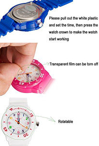 INWET Orologio Bambini,Due modi di visualizzazione del tempo,Numeri... - Ilgrandebazar