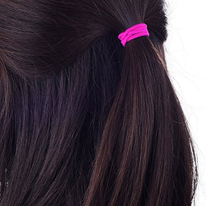 100 Pezzi Fasce Elastici per Capelli Legami Coda di Cavallo Bande... - Ilgrandebazar