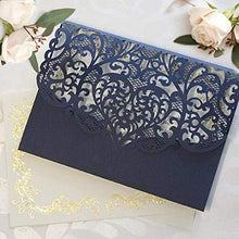 Carica l&#39;immagine nel visualizzatore di Gallery, Fai da te apribile taglio laser inviti matrimonio partecipazioni matrimonio... - Ilgrandebazar