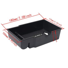 Carica l&#39;immagine nel visualizzatore di Gallery, Vano portaoggetti secondario da bracciolo per auto, colore nero e box Storage - Ilgrandebazar