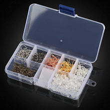 Carica l&#39;immagine nel visualizzatore di Gallery, Naler 180 Ganci per Orecchini Fili dell&#39;orecchio + 200 Tappi Posteriori... - Ilgrandebazar