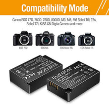 Carica l&#39;immagine nel visualizzatore di Gallery, ENEGON Doppio Pacco Batteria Fotocamera LP-E17 1040mAh con Caricatore...