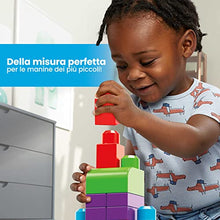 Carica l&#39;immagine nel visualizzatore di Gallery, Mega- Sacca Ecologica Blocchi da Costruzione, Giocattolo per Bambini 1+ Anni, Multicolore, 60 Pezzi, DCH55