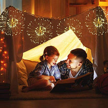 Carica l&#39;immagine nel visualizzatore di Gallery, 2 pacchi 120 LEDs Fuochi d&#39;Artificio Luci, luce a stringa impermeabile con...