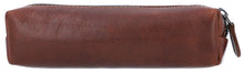 Carica l&#39;immagine nel visualizzatore di Gallery, Astuccio Gusti Pelle studio Addison portapenne in Misura unica, Marrone Scuro - Ilgrandebazar