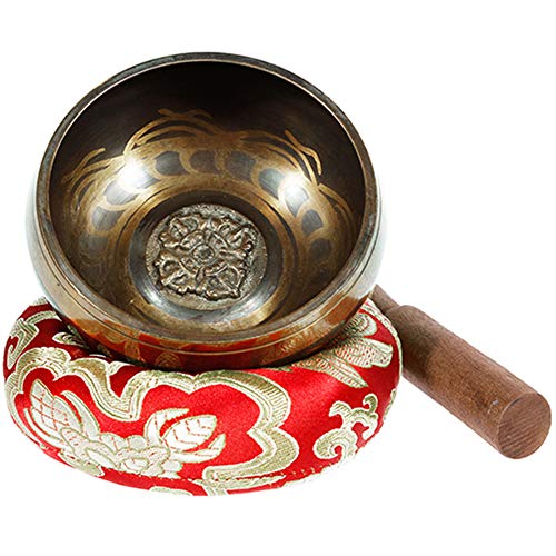 Rovtop Campana Tibetana 9.5 cm 9 Metalli (Migliore di 7 Metalli), Medium - Ilgrandebazar