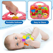 Carica l&#39;immagine nel visualizzatore di Gallery, HERSITY Sonagli per Bambini Giocattoli Set Massaggiagengive Neonato Giochi...