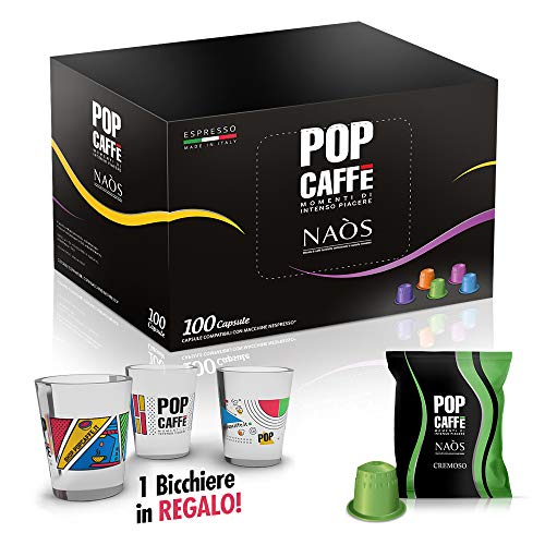Nespresso Compatibili 100 capsule Miscela .2 Cremoso POP CAFFE