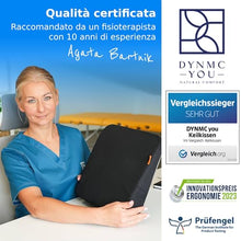 Carica l&#39;immagine nel visualizzatore di Gallery, Cuscino Cuneo - Cuscino per Sedile Auto – Cuscino per Sedia Ufficio – Cuscino Auto sedile e Ufficio Antiscivolo - Auto Cuscini Perfetto per Sedie da Ufficio o per l&#39;Auto (Nero/33.5 x 37 x 2-7.2 cm)