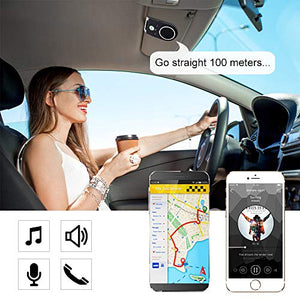 Aigoss Vivavoce Bluetooth Car Kit per Chiamate Viva Voce GPS e Musica...