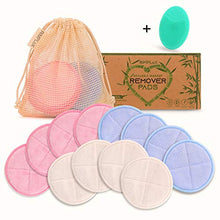 Carica l&#39;immagine nel visualizzatore di Gallery, Dischetti Struccanti Riutilizzabili E Lavabili In Bambù 12 Cuscinetti... - Ilgrandebazar