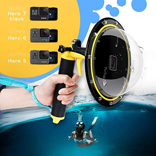 AFAITH Gopro Dome Port, Custodia impermeabile 6 Per GoPro oHero 5/6/7 Black
